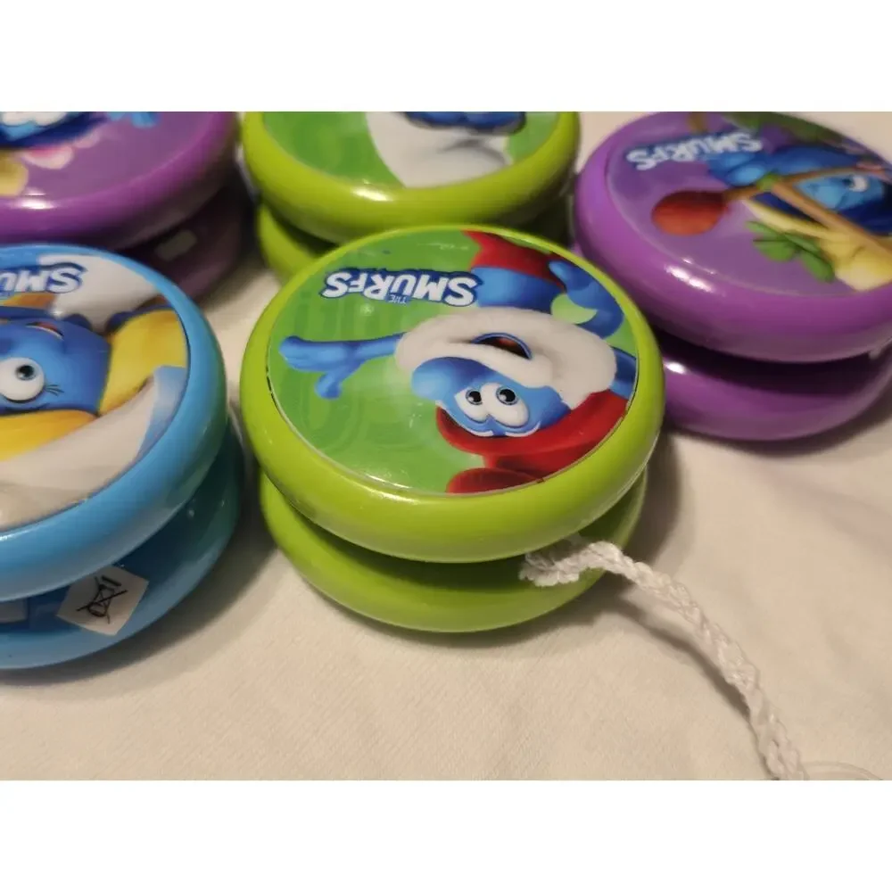 5x Rare New Smurfs Light Up Yo Yo Yoyo Yoyos Smurfette Smurfstorm Brainy papa